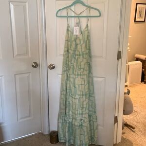 NWT FRNCH Anais Woven Maxi Dress - size large